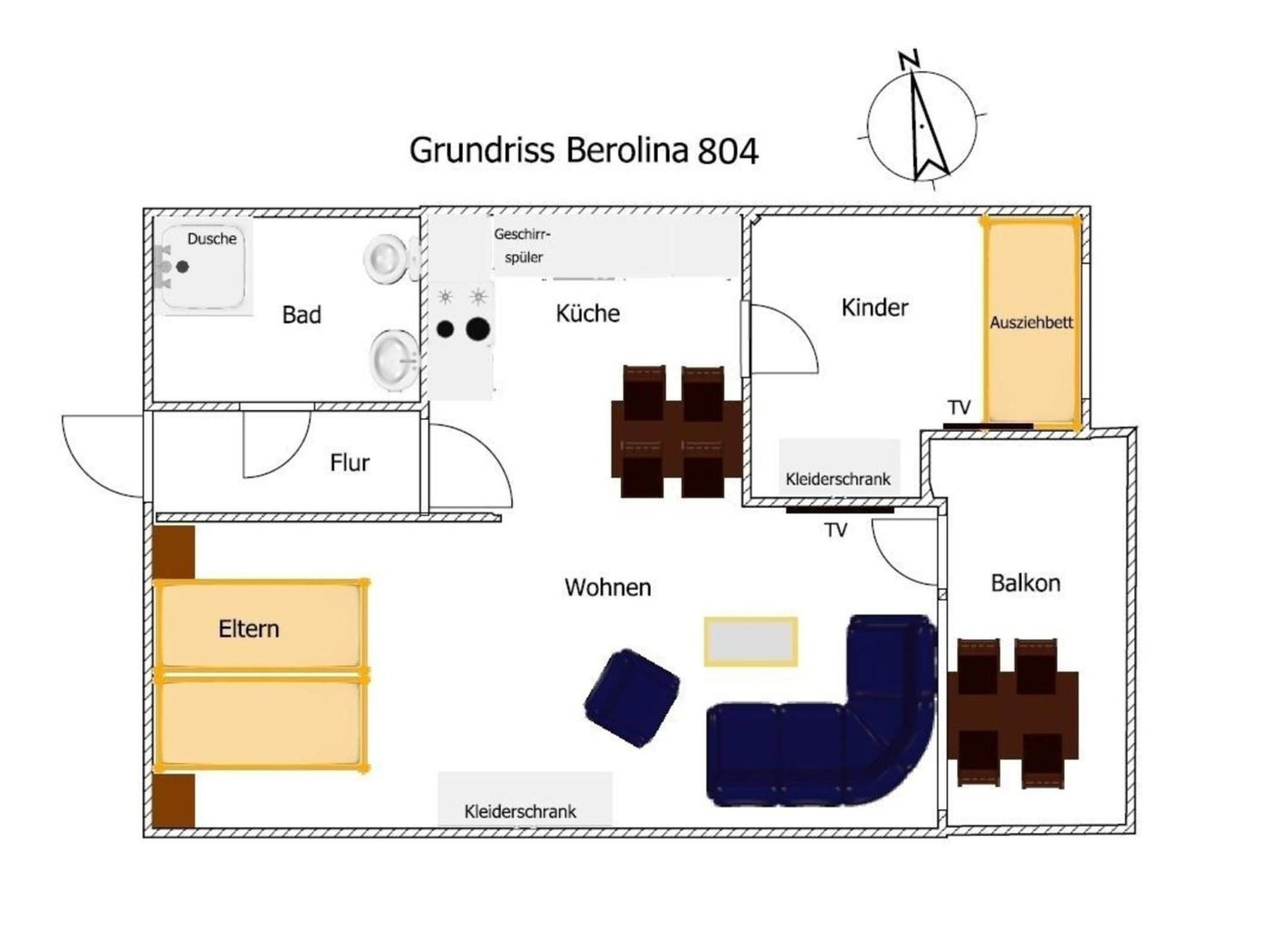 Berolina 804 Penthouse Mit Meerblick Dahme  Esterno foto